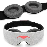 Manta Sleep Schlafmaske - Augenmaske für 100% Dunkelheit, null Druck auf die Augen, einstellbare Augenpolster, tiefstmögliche Ruhe, perfekte Augenbinde für Leichtschläfer, Reisen, Mittagsschlaf