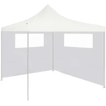 vidaXL Seitenwand für Pavillon 6x2 m Weiß