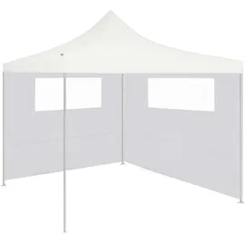vidaXL Seitenwand für Pavillon 6x2 m Weiß