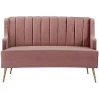 Livetastic Küchensofa, Altrosa, Textil, 2-Sitzer, 130x85x80 cm, Bsci, Küchen, Küchenmöbel, Küchensofas