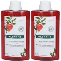 KLORANE Shampoing à la Grenade Shampooing 2x400 ml