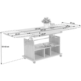 Apollo Babsi III Eiche 107 x 67 x 53 cm
