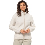Jack Wolfskin Damen HIGH CURL Jacket W Fleece-Jacke, Cotton White, XL