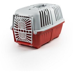 lionto Tiertransporttasche lionto Transportbox, Plastik, verschiedene Größen und Farben, 48 cm x 31,5 cm x 33 cm, rot rot S – 48 cm x 33 cm