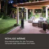 Blumfeldt Goldflame Deluxe Terrassenheizstrahler 11000 W silber