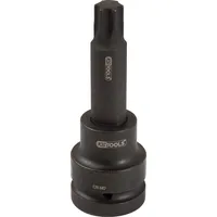 KS Tools 1" Kraft-Bit-Stecknuss TX, lang, T80
