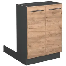 Vicco Kochinsel Fame-Line 60 x 82 x 70 cm Anthrazit