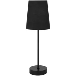 Home Deluxe GmbH HOME DELUXE Tischlampe VANA - Schwarz | Tischlampe, klassische Tischlampe, schwarze Lampe