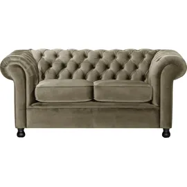 Home Affaire Chesterfield-Sofa »Chesterfield Home 2-Sitzer« mit edler Knopfheftung und typischen Armlehnen