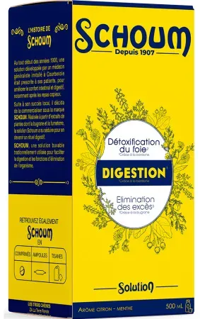 Schoum Verdauung Lösung Flasche 500ml