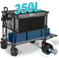 Sekey Bollerwagen XXXXL FW92, Faltbar 150kg Traglast, 126x58x97cm (L/B/H),
