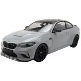 Minichamps 410021027 1:43 M2 Cs-2020 Silber mit schwarzen Rädern BMW Sammlerstück Miniaturauto, Silber
