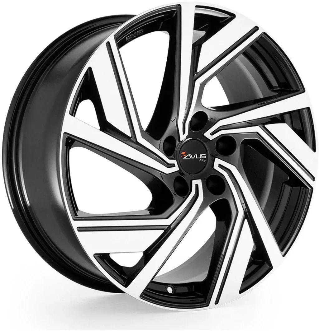 AVUS RACING AC-521 black polished 8.0Jx20 5x112 ET45