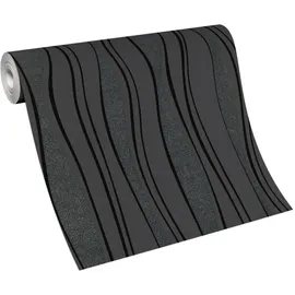 Erismann Vliestapete 10,05 x 0,53 m schwarz 13191-30