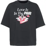Nike Boxy Valentin T-Shirt Damen, schwarz,