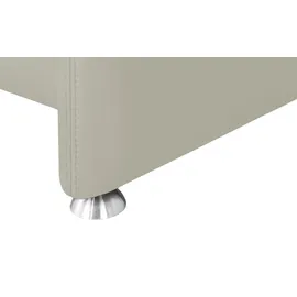 meinSofa Einzelcouch Leder 2-Sitzer Beige