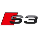 Audi Modellbezeichnung in Schwarz Heck S3 8Y0071804