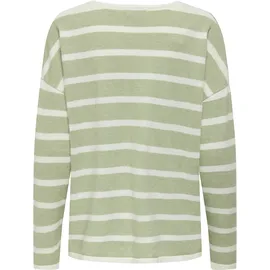 Only Strickpullover mit V-Ausschnitt Grün M