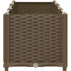 vidaXL Hochbeet 120 x 40 x 28,3 cm Braun