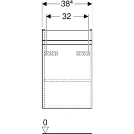 Geberit Renova Plan New Waschtischunterschrank, 1 Tür, 501902JK1,