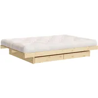 Karup Design Kanso Bed, Stauraumbett, Bett mit Schubladen«, Bett