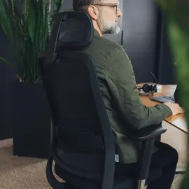 Yaasa Chair Expert Netzrücken Schwarz
