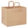 vidaXL Papiertragetaschen 250 Stk. mit Henkeln Braun 32x22x24 cm
