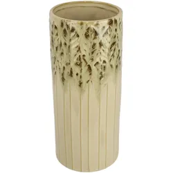Vase, Creme, Keramik, 28 cm, Dekoration, Vasen, Keramikvasen