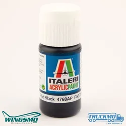 Italeri Acrylfarbe Schwarz matt 20ml 4768