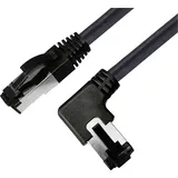 BKL Electronic 144039 RJ45 Patchkabel CAT 8.1 S/FTP 5m Schwarz Halogenfrei 1St.