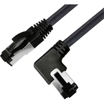 BKL Electronic 144039 RJ45 Patchkabel CAT 8.1 S/FTP 5m Schwarz Halogenfrei 1St.