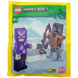 Lego Minecraft Mini Set: Crystal Knight Minifigur mit Streitaxt und Schütze – Bauspaß für Kinder ab 6 Jahren – Perfekt für kreative Minecraft-Abenteuer und Sammlung