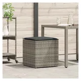 vidaXL Kissenbox mit Speicher 50 x 50 x 50 cm Grau