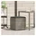 vidaXL Kissenbox mit Speicher 50 x 50 x 50 cm Grau
