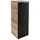 Fackelmann B.Brillant Midischrank 30 x 82,6 x 32 cm Anthrazit/Eiche Glas