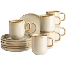 Mäser Espressotassenset, Steinzeug, Sand
