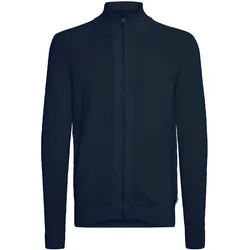 Strickjacke SOLID "Strickjacke SDNicklas", Herren, Gr. M, blau (insignia blau), Obermaterial: 100% Baumwolle CO., Strickjacken Strickjacke