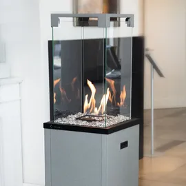 Kratki Patio Light Granito - Terrassenheizer Gas 8,2kW - Propan-Butan-Gas Granit