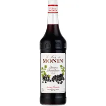 Monin Sirup Schwarze Johannisbeere (1 x 1,0l) - für Cocktails und Desserts aromatisch und fruchtig - Getränkezusatz - natürliche Inhaltsstoffe