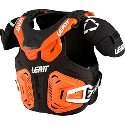 Leatt Fusion 2.0, Protektorenweste Kinder - Schwarz/Orange - S/M