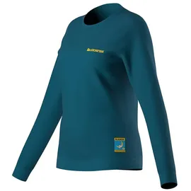 La Sportiva Climbing on the Moon Sweatshirt Turchese/Giallo M