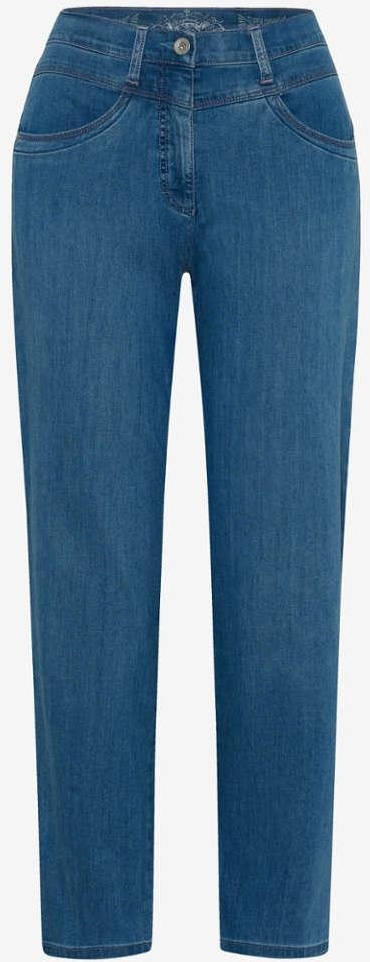 Raphaela by BRAX Damen Five-Pocket-Hose Style CAREN NEW 6/8, Jeansblau, Gr. 42