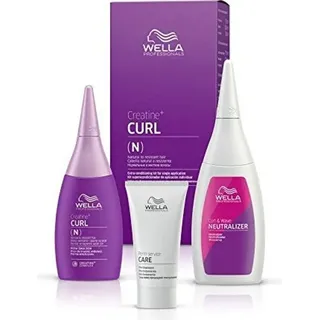 Wella Texture Plex Creatine+ Curl N Emulsion 75 ml + Care Pre Treatment 30 ml + Curl & Wave Neutralizer 100 ml Geschenkset