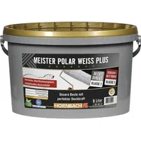 HORNBACH Wandfarbe Meister Polarweiß Plus konservierungsmittelfrei 5 l