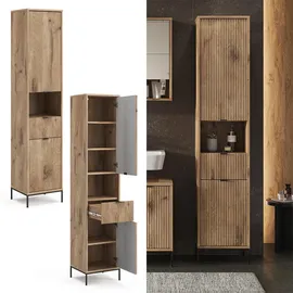 Vicco Badschrank Eliza 40 x 190 cm Braun