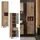 Vicco Badschrank Eliza 40 x 190 cm Braun