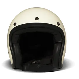 DMD Retro Solid Cream Open Face Helm Jethelm Motorradhelm ECE2206