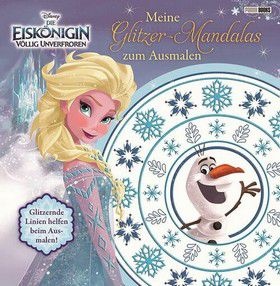 Meine Glitzer-Mandalas zum Ausmalen - Die Eiskönigin