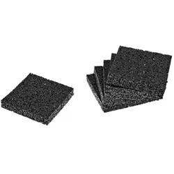 KAHRS Gummigranulat-Pads 60x60x10 mm, 25 Stk./Paket
