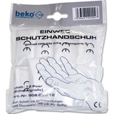 Beko 90628012 Einweg-Schutzhandschuhe im 12er Pack DIN EN 374/Kat. 3